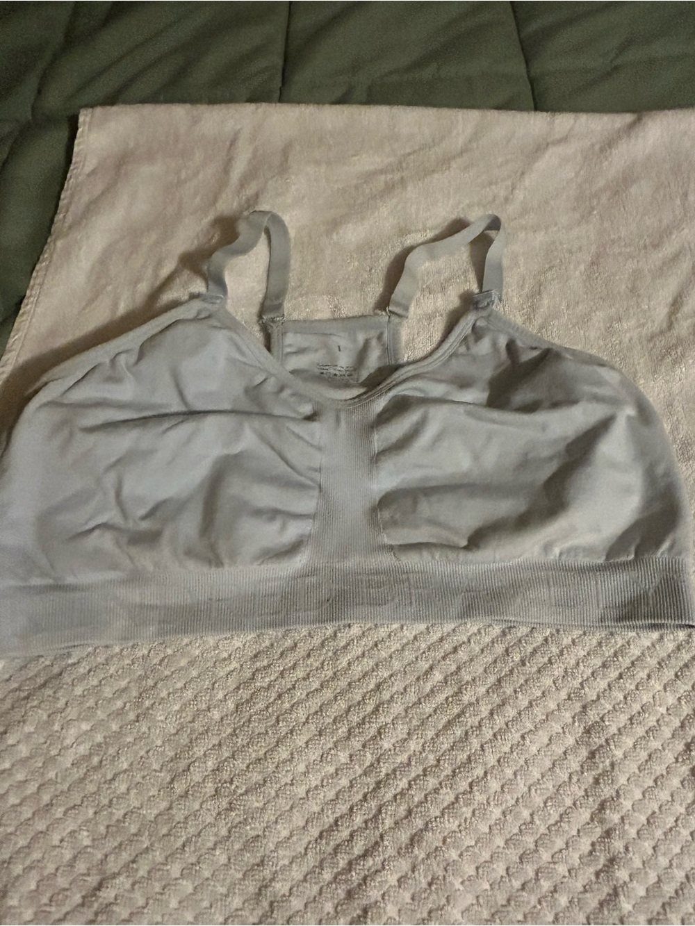 Kindred Bravely nursing/pumping bra.  Light blue.  Size XL